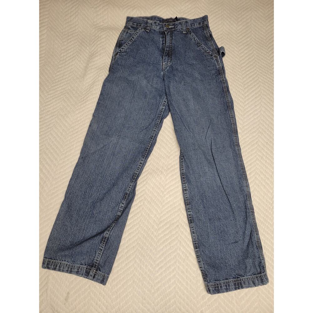 VTG Arm Navy 100% Cotton Blue Denim Jean Utility Painter 90s Men's Size 30X32